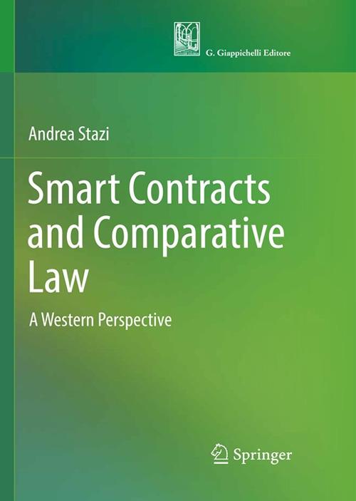 Smart contracts in comparative law - Andrea Stazi - copertina