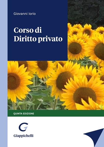 Corso di diritto privato - Giovanni Iorio - copertina