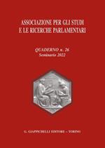 Associazione per gli studi e le ricerche parlamentari. Vol. 26: Seminario 2022