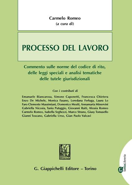 Processo del lavoro - Chietera Avv. Francesca,Simone Caponetti,Vincenzo De Michele - ebook