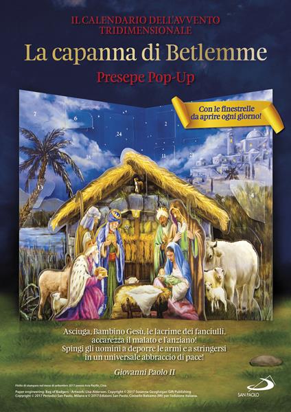 Il presepe pop-up. Calendario dell'Avvento. Ediz. illustrata - copertina