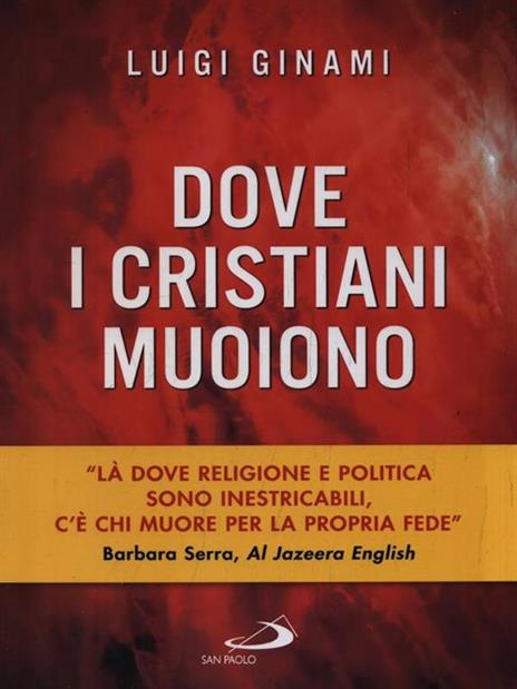 Dove i cristiani muoiono - Luigi Ginami - copertina