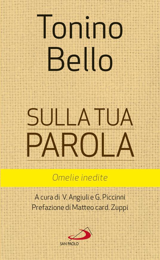 Sulla tua parola. Omelie inedite - Antonio Bello - copertina