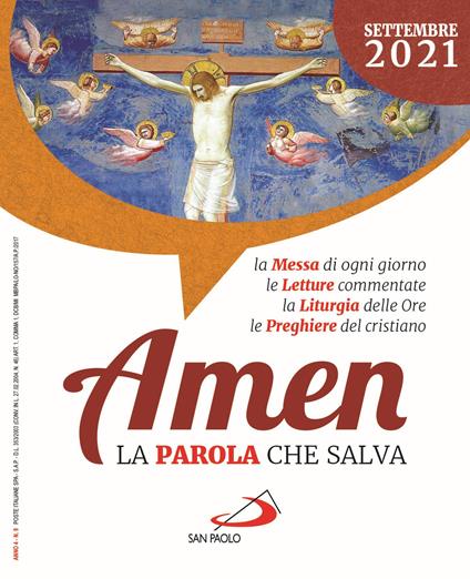 Amen. La parola che salva (2021). Vol. 9: Settembre - copertina