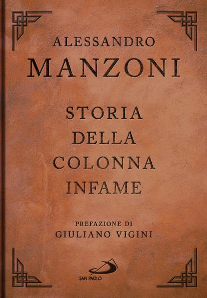 Storia della colonna infame - Alessandro Manzoni - copertina
