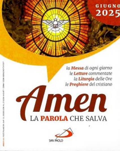 Amen. La parola che salva (2025). Vol. 6: Giugno - copertina