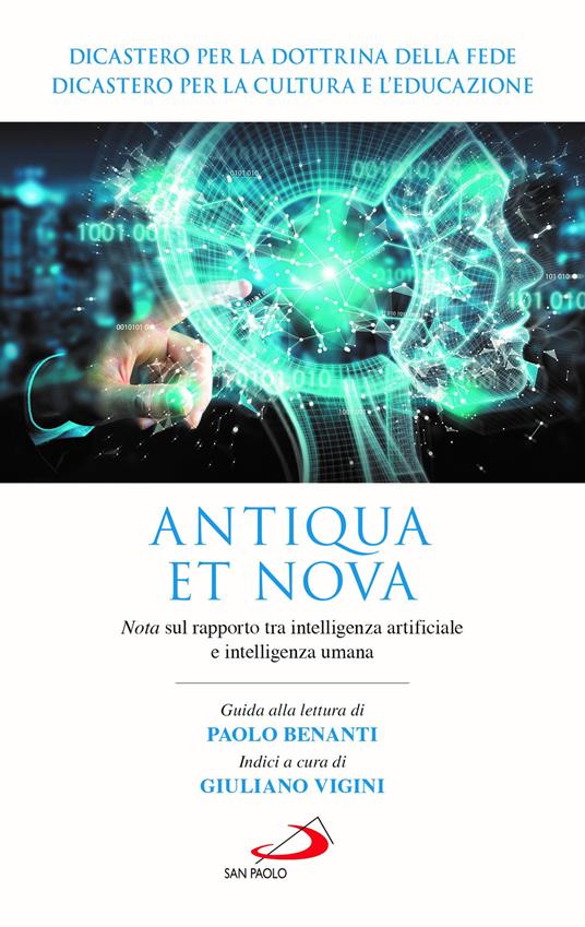 Antiqua et nova. Nota sul rapporto tra intelligenza artificiale e intelligenza umana - copertina