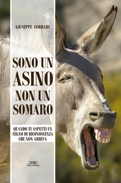 Sono un asino, non un somaro. Quando ti aspetti un segno di riconoscenza che non arriva - Giuseppe Corbari - copertina