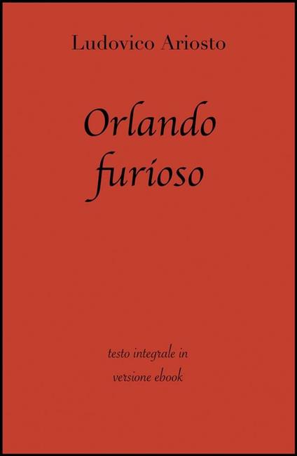 Orlando furioso - Ludovico Ariosto - ebook