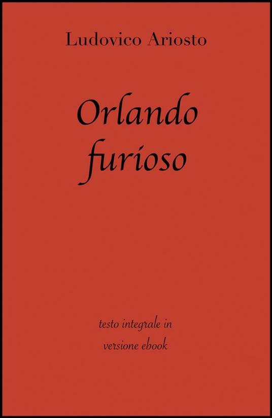 Orlando furioso - Ludovico Ariosto - ebook