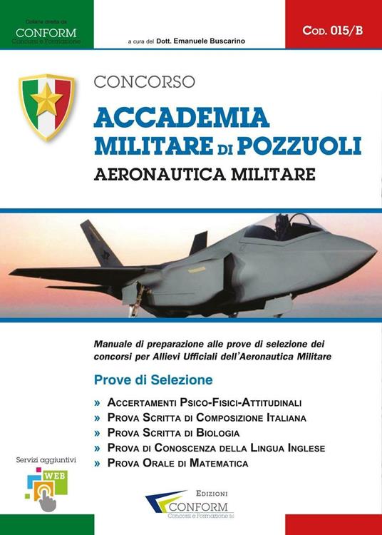 Accademia militare di Pozzuoli. Aeronautica militare. Prove di selezione - copertina