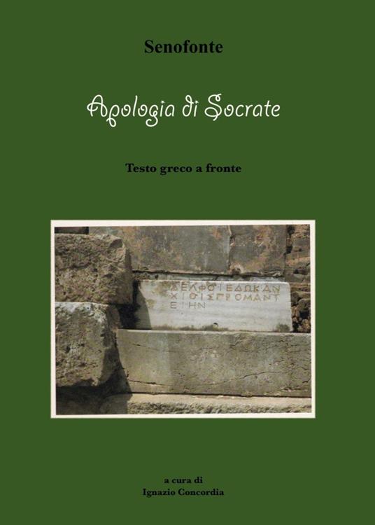 Apologia di Socrate - Ignazio Concordia - copertina
