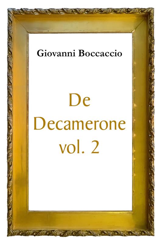 De Decamerone. Vol. 2 - Giovanni Boccaccio - copertina