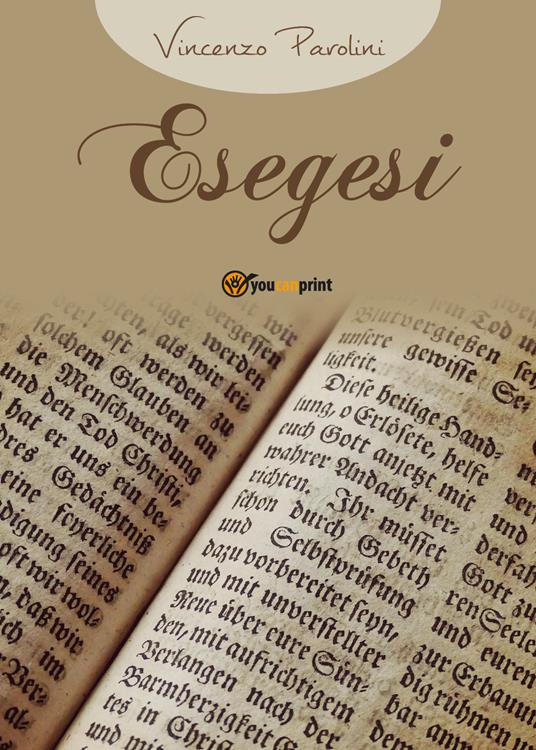 Esegesi - Vincenzo Parolini - copertina