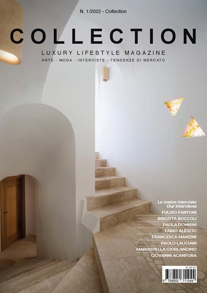 Collection. Luxury lifestyle magazine. Arte, moda, interviste, tendenze di mercato. Ediz. italiana e inglese (2022). Vol. 1 - copertina