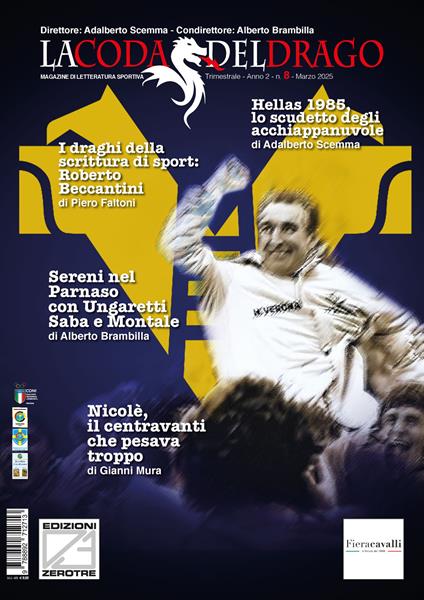 La coda del drago. Magazine di letteratura sportiva. Vol. 8 - copertina