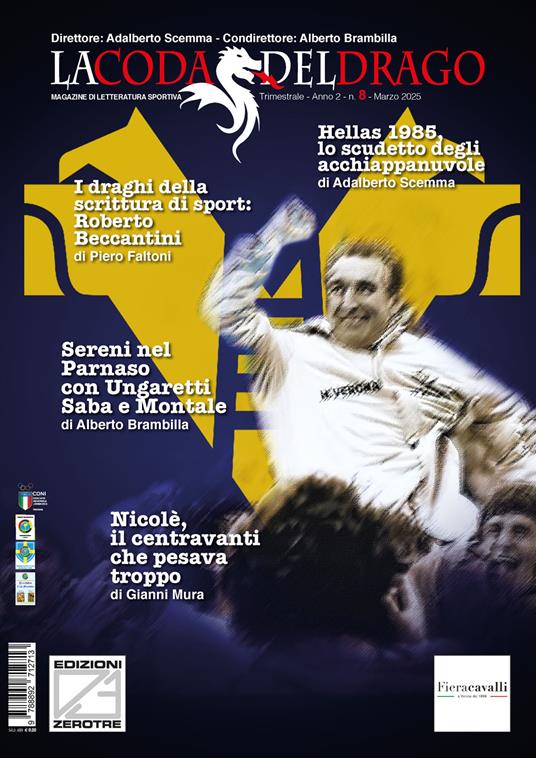 La coda del drago. Magazine di letteratura sportiva. Vol. 8 - copertina