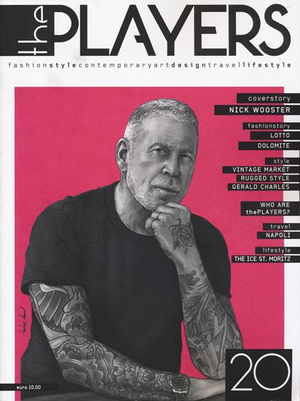 The players. Magazine. Fashion style, contemporary art, design, travel, lifestyle. Vol. 20 - copertina