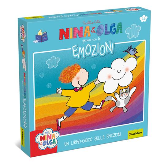 Nina e Olga giocano con le emozioni. Ediz. a colori - Nicoletta Costa - copertina