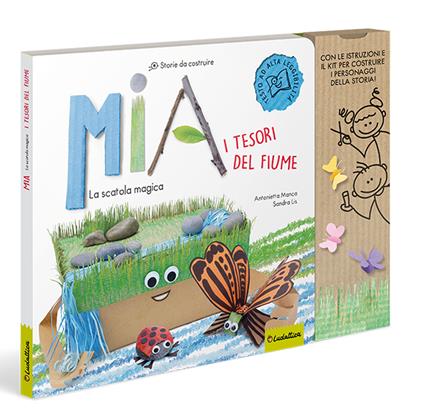 Mia e i tesori del fiume. Le storie da costruire. Ediz. a colori - copertina