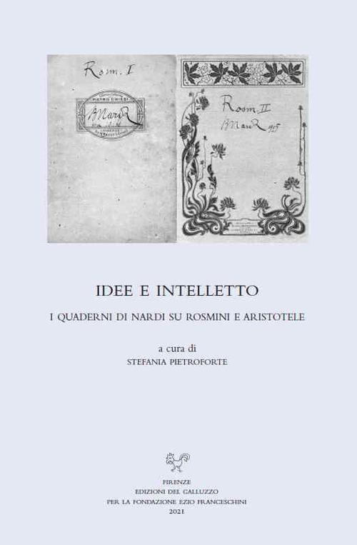 Idee e intelletto. I quaderni di Nardi su Rosmini e Aristotele - copertina