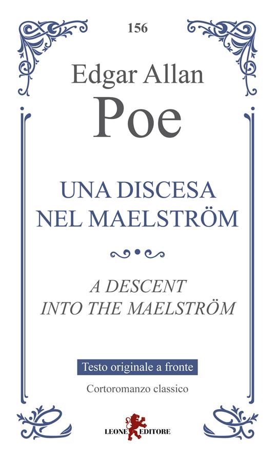 Una discesa nel Maelström. Testo originale a fronte - Edgar Allan Poe - copertina
