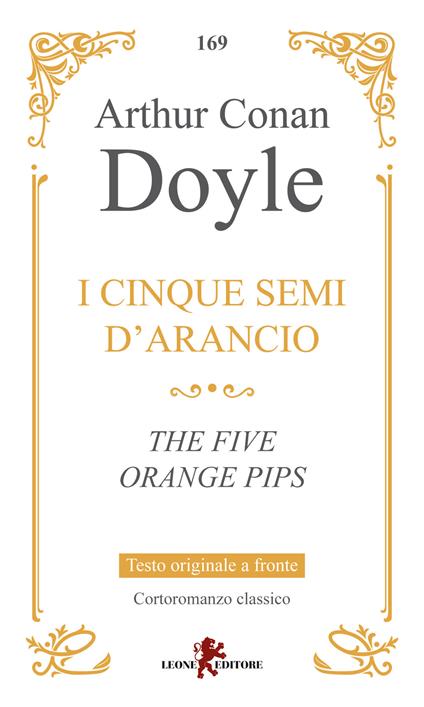 I cinque semi d'arancio-The five orange pips - Arthur Conan Doyle - copertina