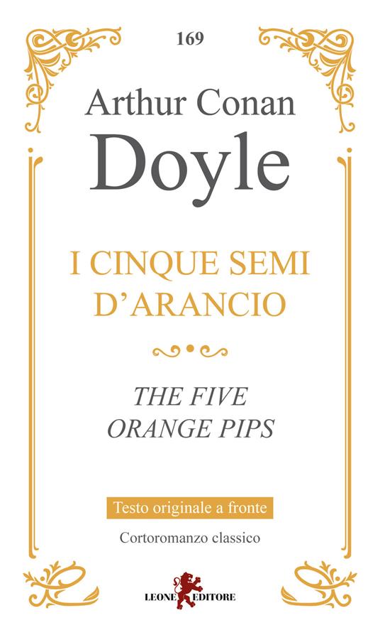 I cinque semi d'arancio-The five orange pips - Arthur Conan Doyle - copertina