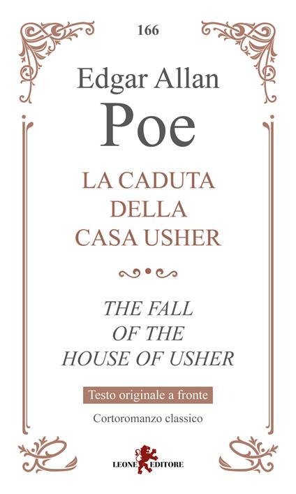 La caduta della casa Usher-The fall of the house of Usher - Edgar Allan Poe - copertina