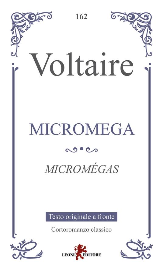Micromega-Micromegas. Testo francese a fronte - Voltaire - copertina