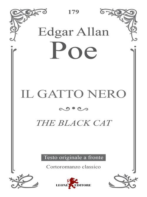 Il gatto nero. Testo inglese a fronte - Edgar Allan Poe,Andrea Cariello - ebook