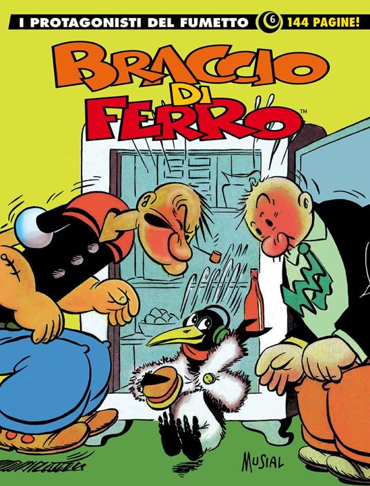 Braccio di Ferro. I protagonisti del fumetto. Vol. 6 - copertina