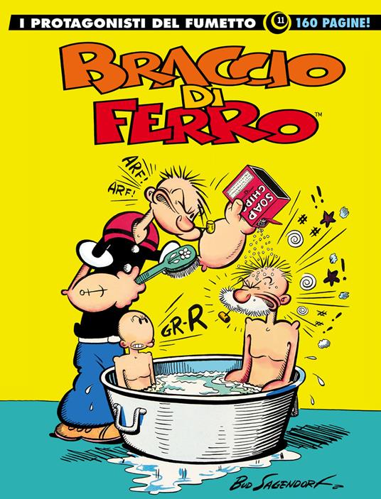 Braccio di Ferro. I protagonisti del fumetto. Vol. 11 - copertina