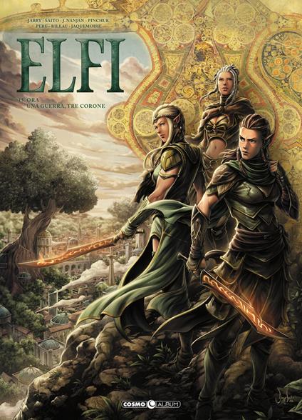 Elfi. Vol. 15: Ora-Una guerra, tre corone - copertina
