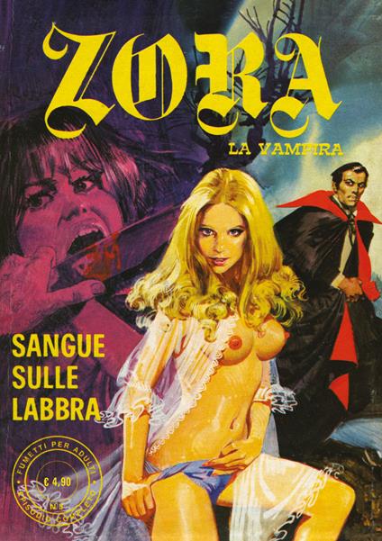 Zora la vampira. Vol. 3: Sangue sulle labbra - copertina