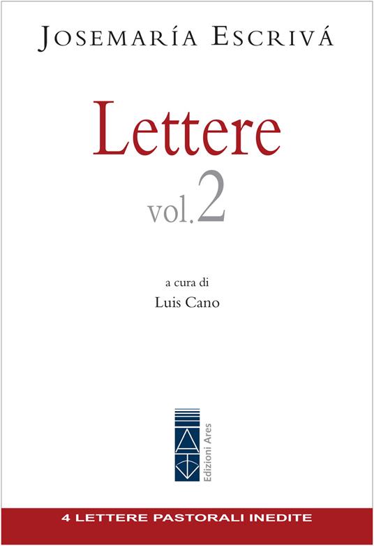 Lettere. Vol. 2 - San Josemaría Escrivá de Balaguer - copertina