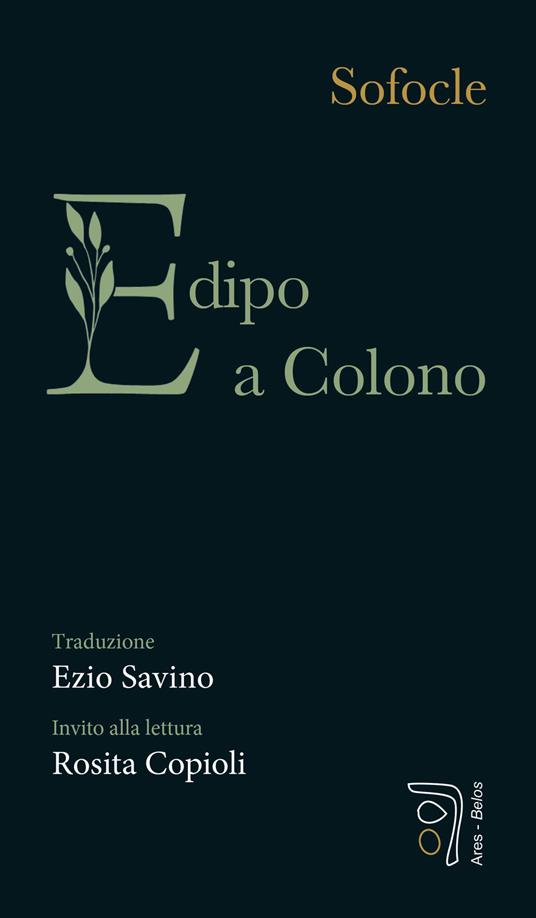Edipo a Colono - Sofocle - copertina