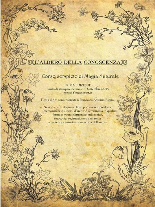 L' albero della conoscenza. Corso completo di magia naturale - Francesco Antonio Riggio - ebook