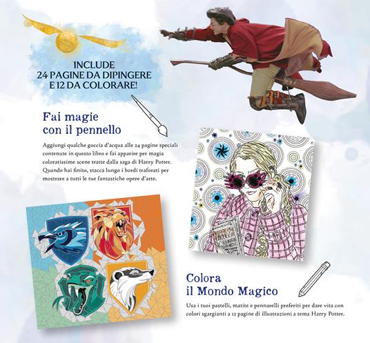 Harry potter. Colora con l'acqua. Con pennarello - Libro - Nord-Sud - J.K.  Rowling's wizarding world