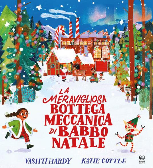 La meravigliosa bottega meccanica di Babbo Natale. Ediz. a colori - Vashti Hardy,Katie Cottle - copertina