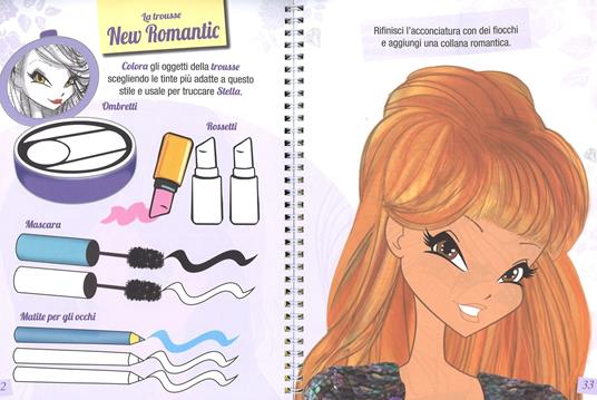 Magico make-up. Winx Fairy Couture. Ediz. a spirale. Con Adesivi - 4