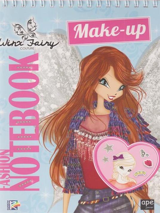 Fashion notebook make-up. Winx Fairy Couture. Con adesivi. Ediz. a colori. Ediz. a spirale - 3