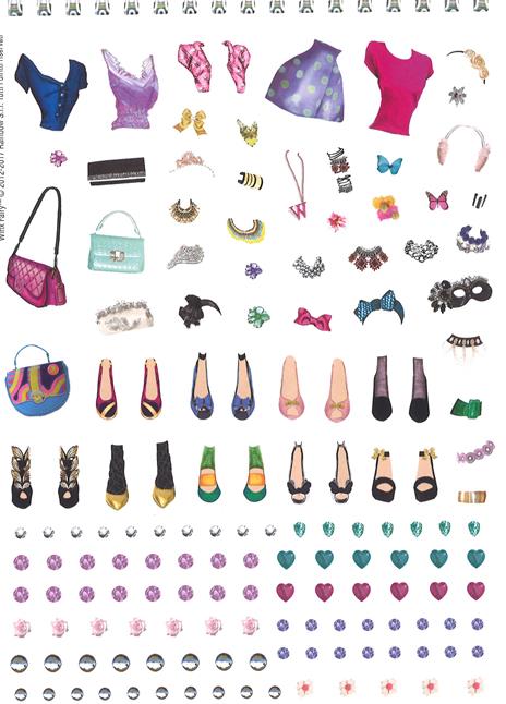 Fashion notebook accessori. Winx Fairy Couture. Con adesivi. Ediz. a colori. Ediz. a spirale - Iginio Straffi - 5