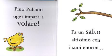 Pino pulcino impara a volare. Libro pop-up. Ediz. a colori - Nick Denchfield,Ant Parker - 2