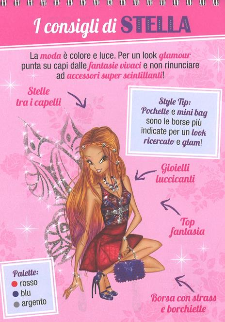 Fashion notebook glamour. Winx Fairy Couture. Con adesivi. Ediz. a colori. Ediz. a spirale - 6