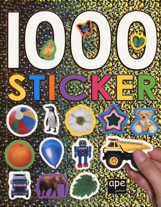 1000 sticker. Ediz. a colori - copertina
