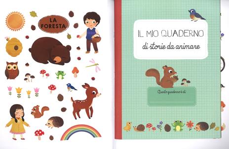 La natura e gli animali. Con adesivi. Ediz. a colori - Yi-Hsuan Wu - 2