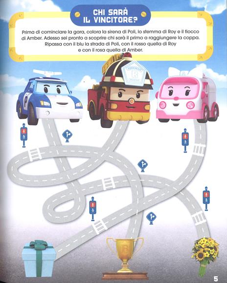 Gioca con gli sticker. Robocar Poli. Con adesivi. Ediz. a colori - 3