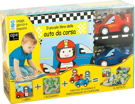 Il piccolo libro delle auto da corsa. Little village. Ediz. a colori. Con gadget. Con puzzle - copertina