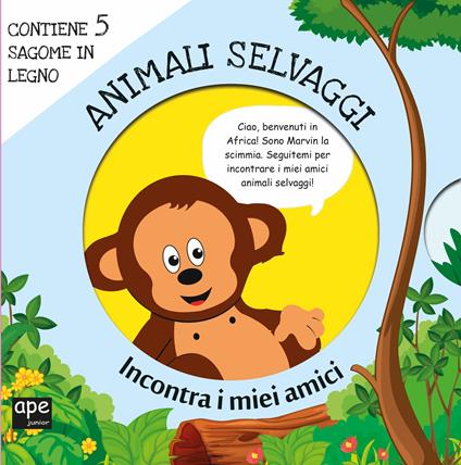 Animali selvaggi. Incontra i miei amici. Ediz. a colori. Con gadget - copertina